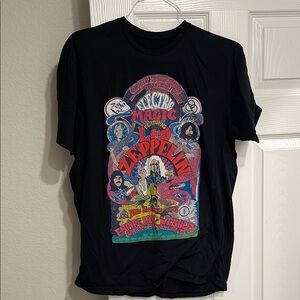 Led Zeppelin Black Graphic T-Shirt